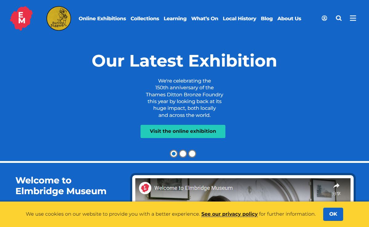 Elmbridge Museum: Elmbridge Museum Website