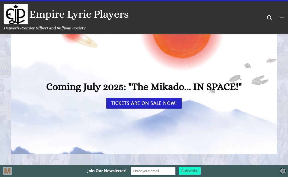 Empire Lyric Players – Denver's Premier Gilbert and Sullivan Society