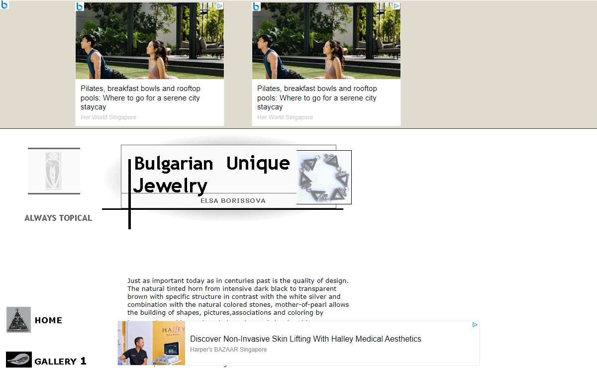 Bulgarian Unique Jewelry