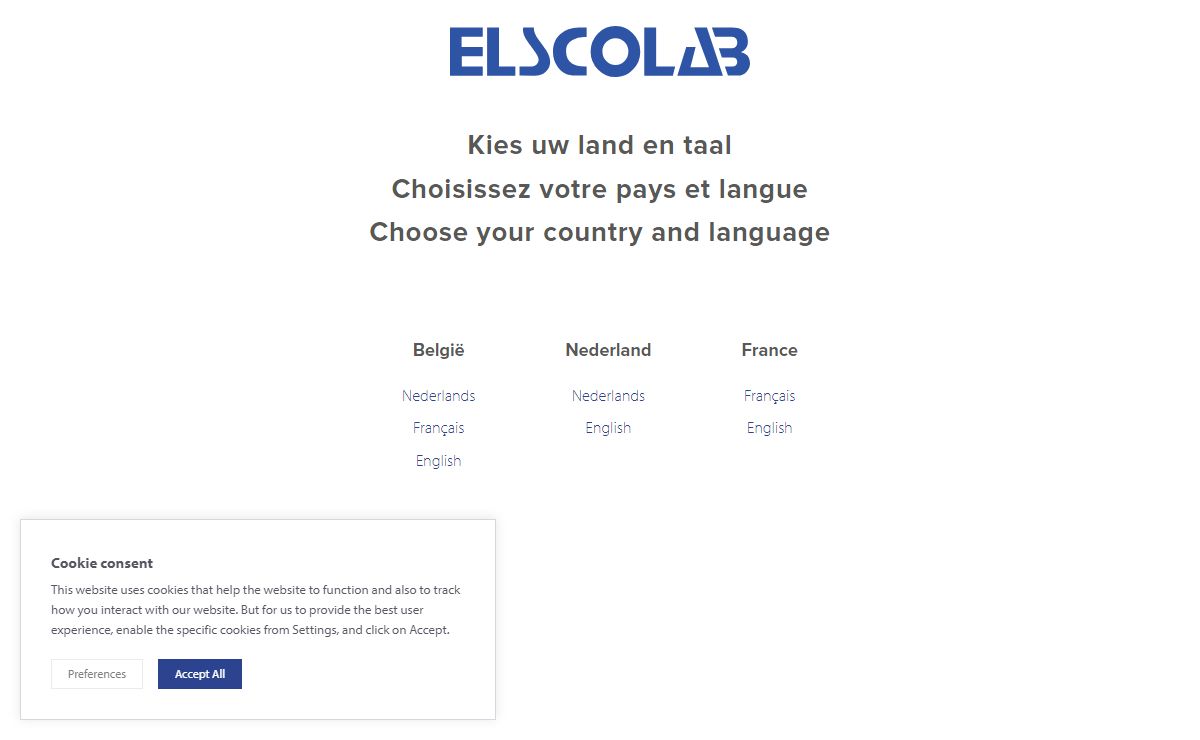 Select your language | Elscolab