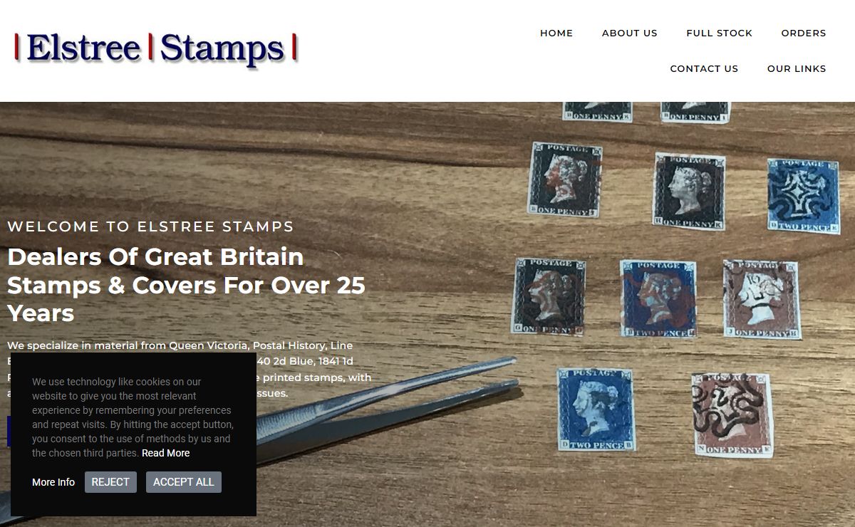Elstree Stamps – Dealers Of Great Britain Stamps & Covers For Over 25 Years