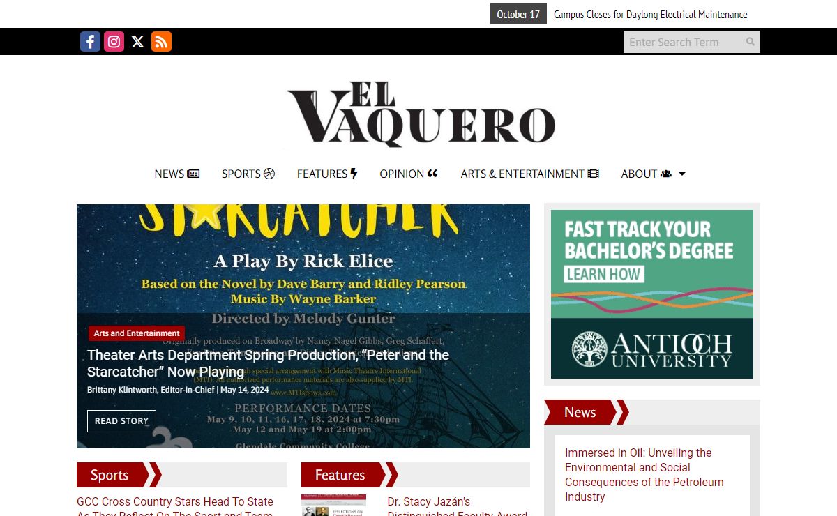 El Vaquero – The Student Newspaper of Glendale Community College