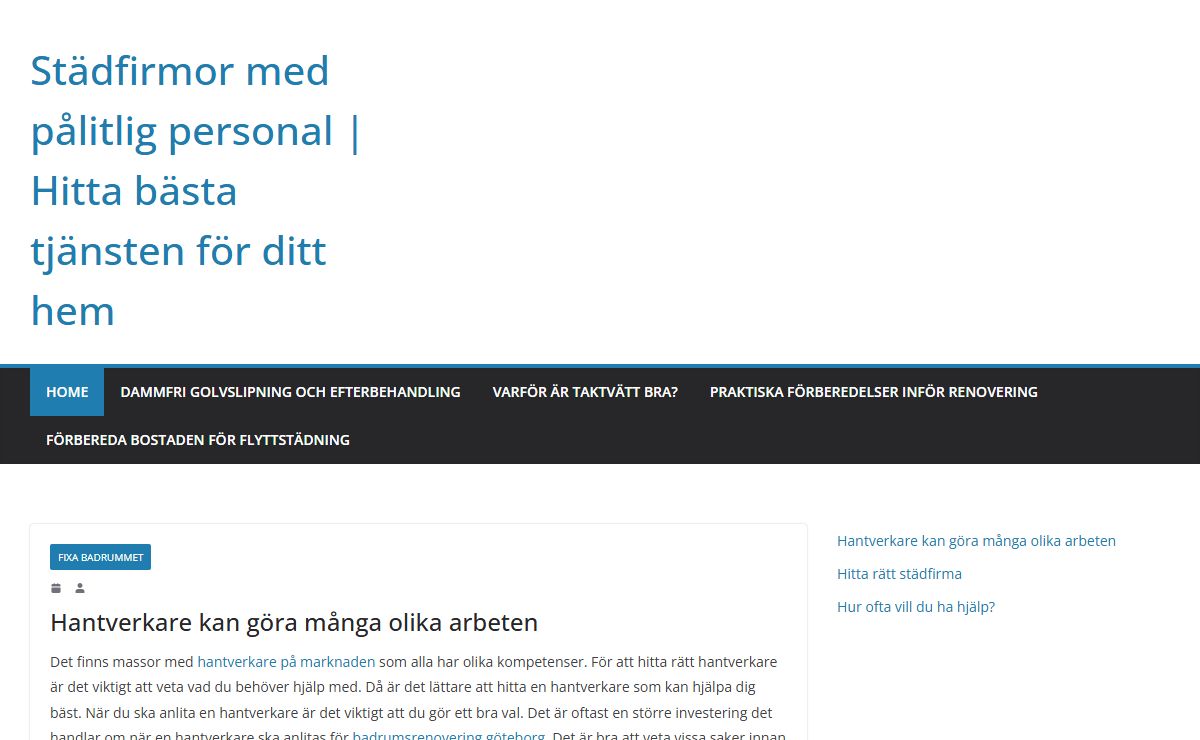 Städfirmor med pålitlig personal | Hitta bästa tjänsten för ditt hem