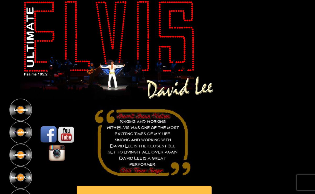 David Lee World Champion Elvis Entertainer