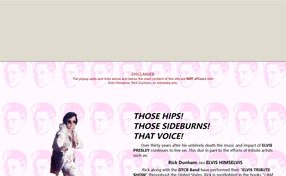Rick Dunham / Elvis Himselvis!!!