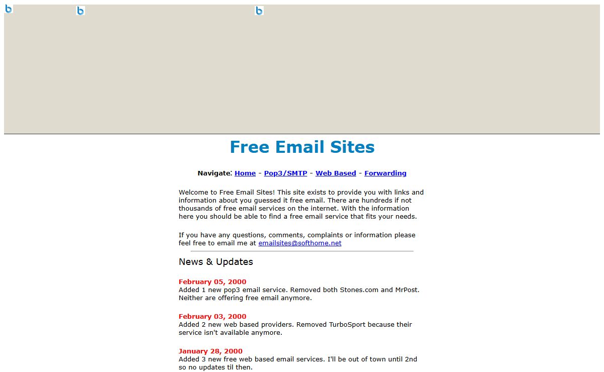 Free Email Sites