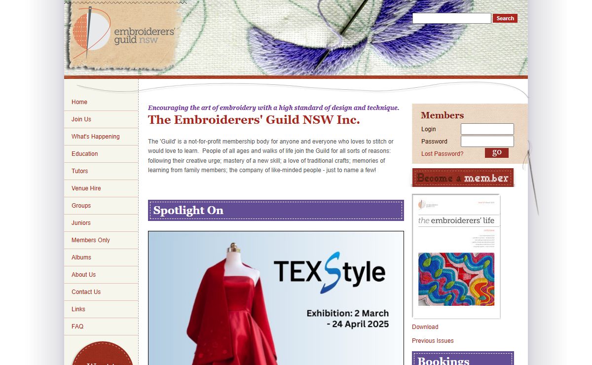 The Embroiderers' Guild NSW Inc.