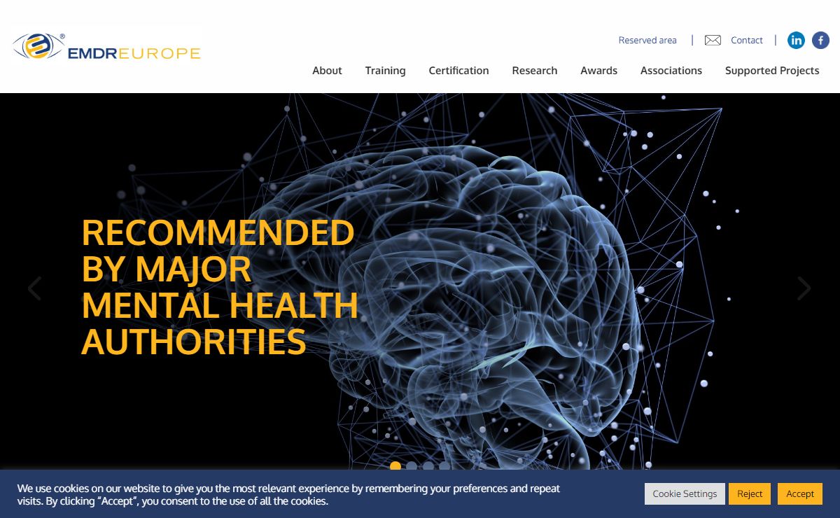 EMDR European Association – EMDR Europe is the official professional association of National EMDR Associations