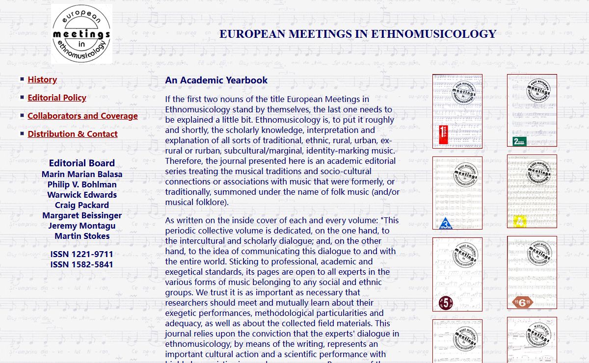 European Meetings in Ethnomusicology