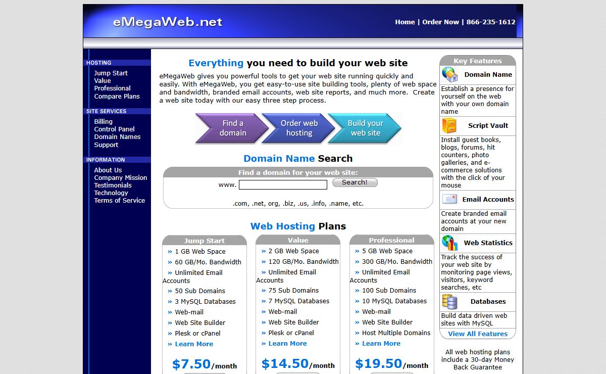 eMegaWeb: Everything you need to build your web site