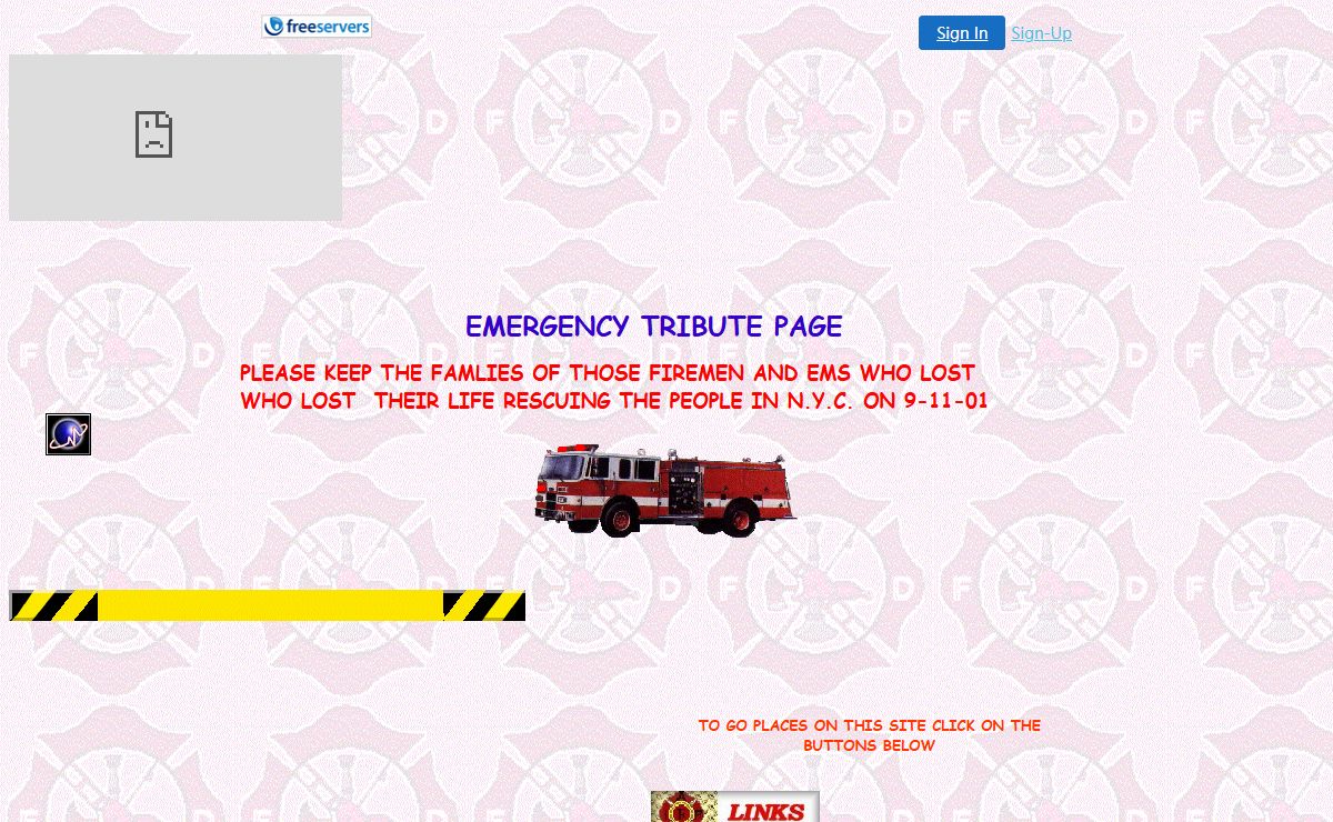EMERGENCY TRIBUTE SITE