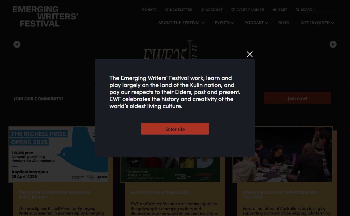 Emerging Writers' Festival | Welcome!