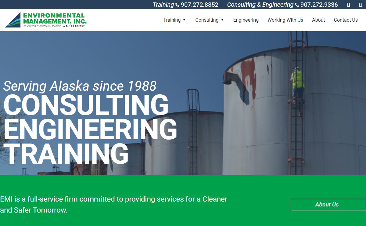 Environmental Consulting, Engineering & Training - EMI Alaska
