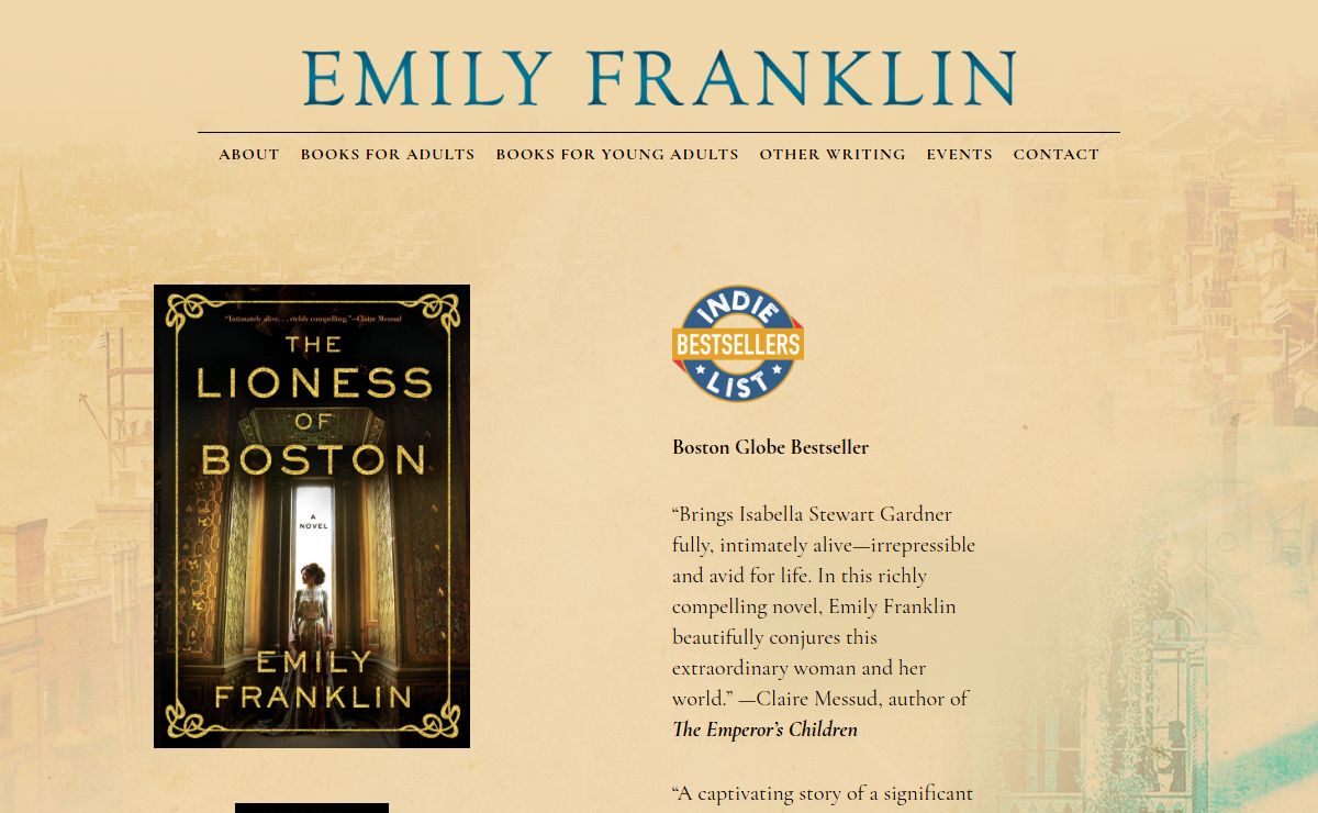 Emily Franklin – Critically-acclaimed author for adults and young adults