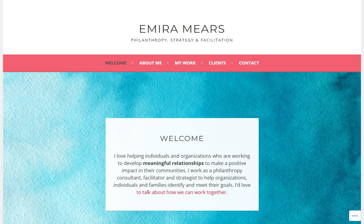 Emira Mears – Philanthropy, Strategy & Facilitation