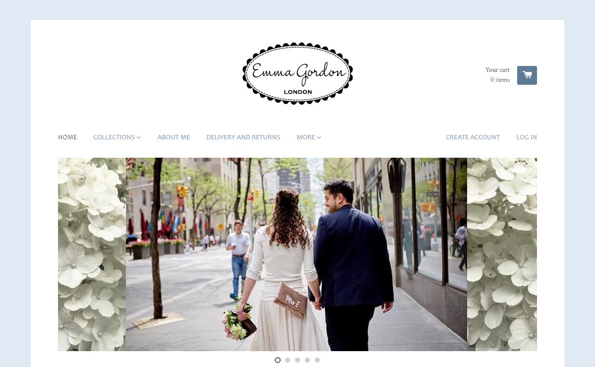 Emma Gordon London handbags - handmade wedding clutch and evening bag