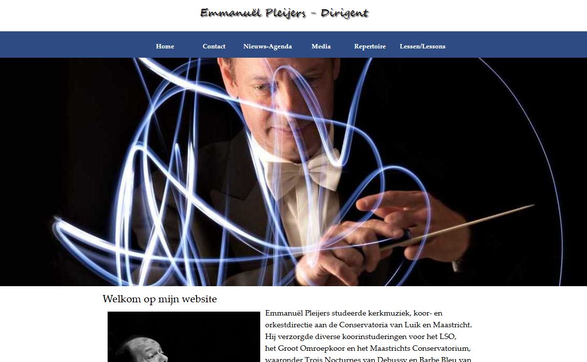 Emmanuël Pleijers dirigent, conductor