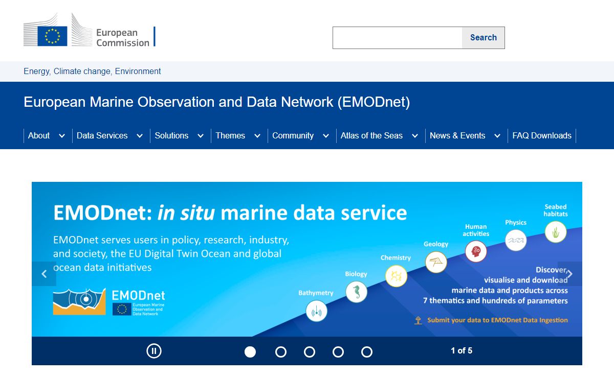 Home | European Marine Observation and Data Network (EMODnet)