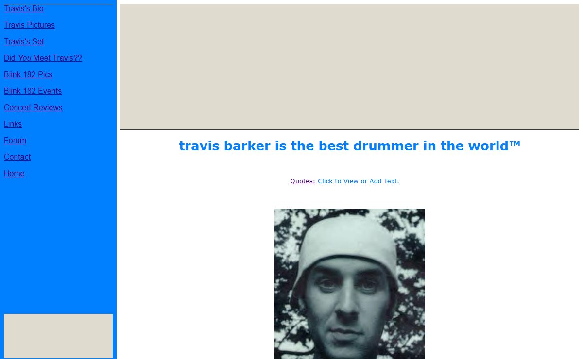 travis barker is the best drummer in the world TM.