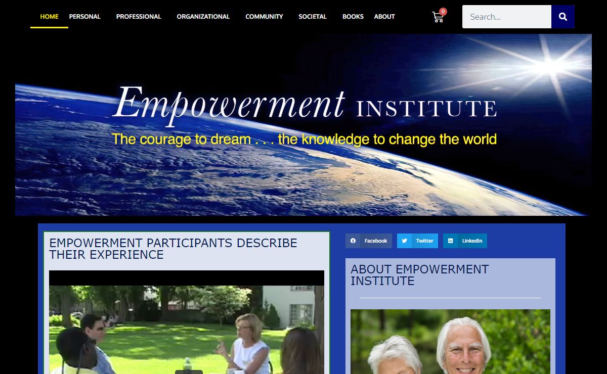 Empowerment Institute – The courage to dream… the knowledge to change the world.