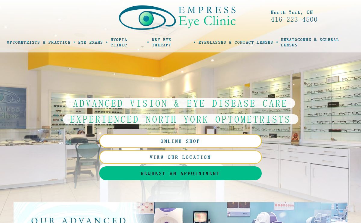 Empress Eye Clinic- Advanced Eye & Vision Care in North York