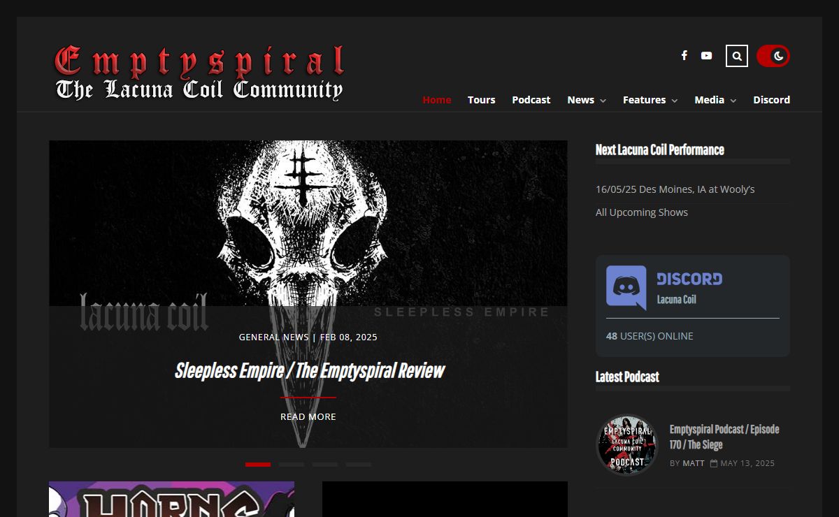 Emptyspiral – The Lacuna Coil Community