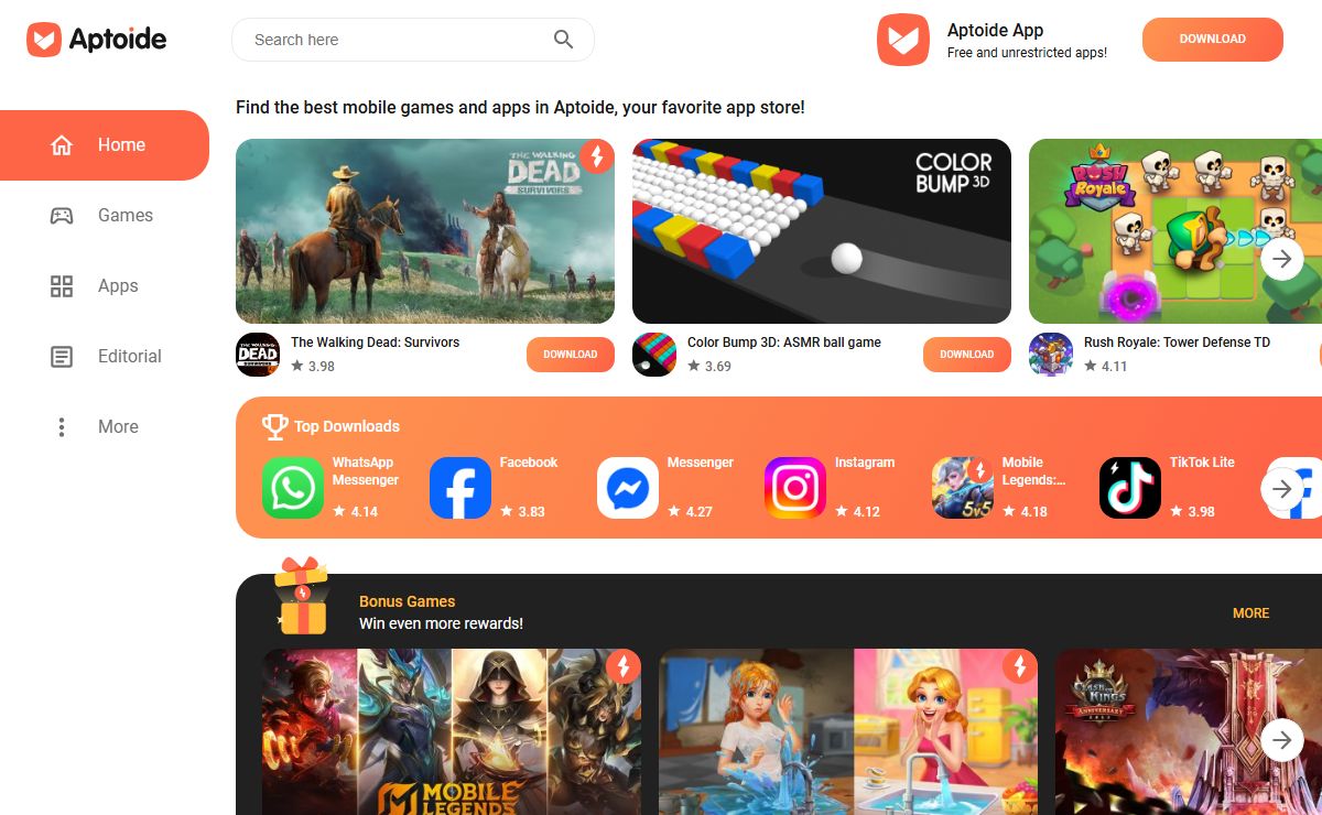 Aptoide - The alternative Android app store