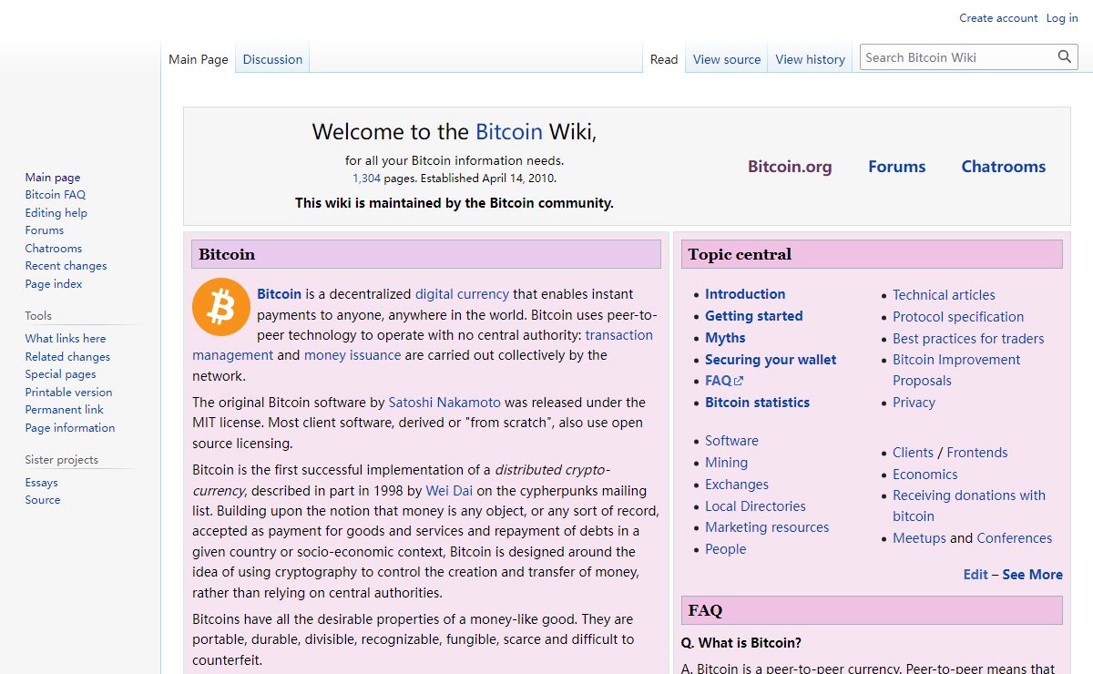 Bitcoin Wiki