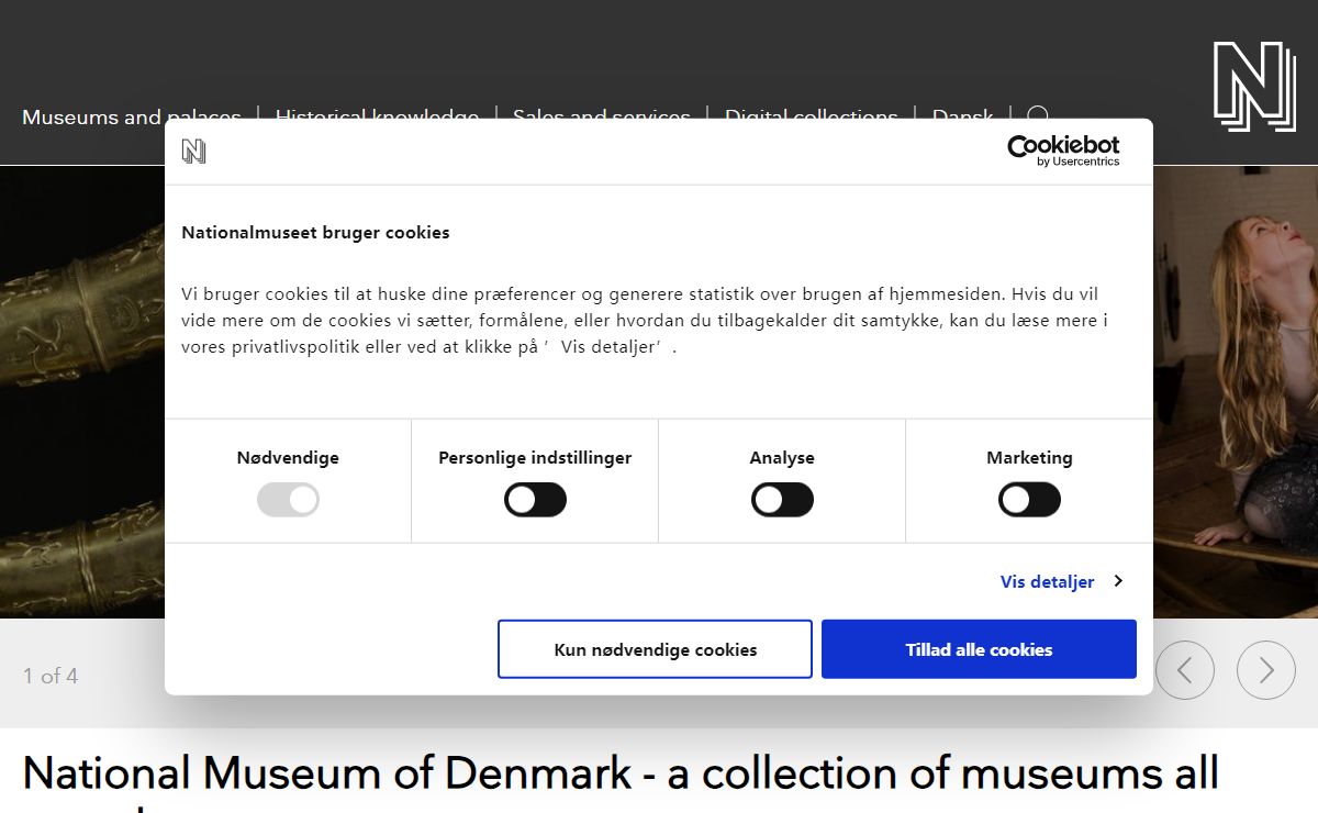 National Museum of Denmark - a collection of museums all over the country