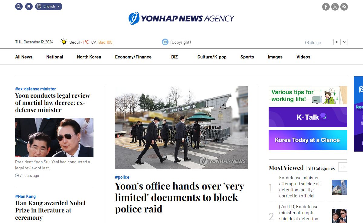 Yonhap News Agency