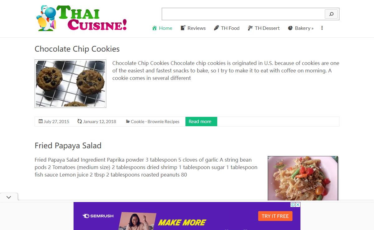 ZomZaa.com : Delicious Thai Food / Dessert Recipes / Reviews