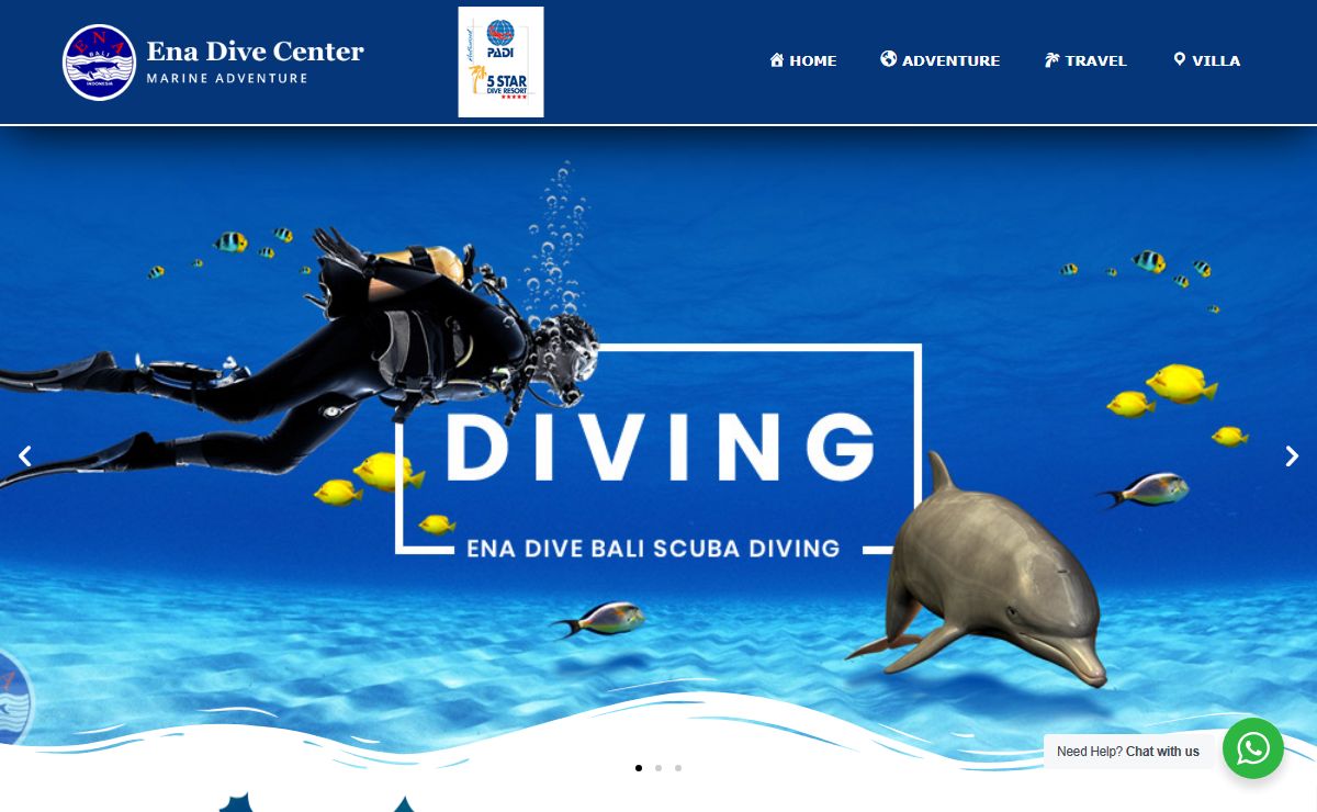 Bali Scuba Diving - Ena Dive Center & Marine Adventures