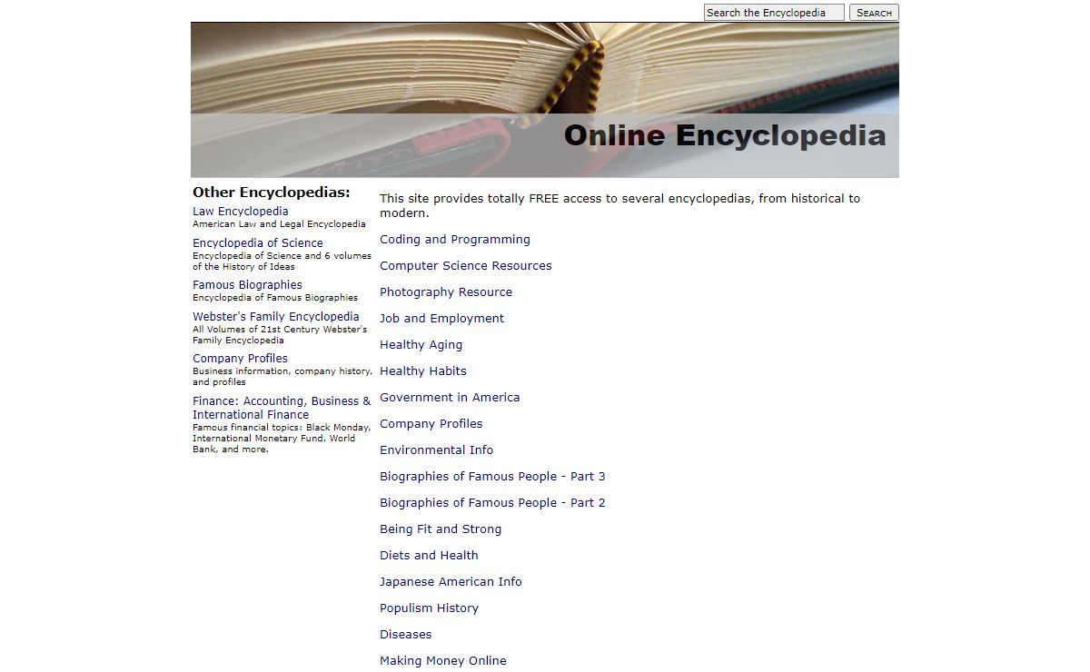 Online 1911 Encyclopedia Britannica