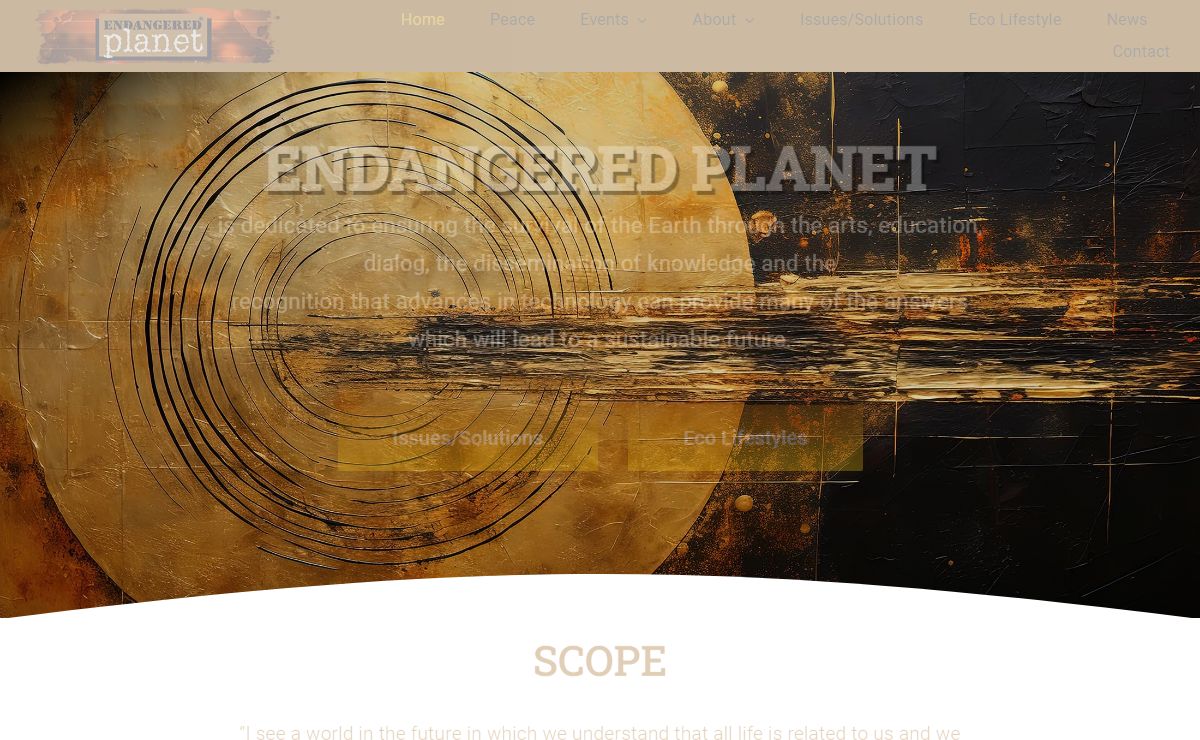 Home - ENDANGERED PLANET