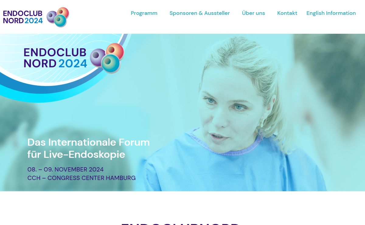 ENDOCLUBNORD 2024 - Kongress für Live-Endoskopie!