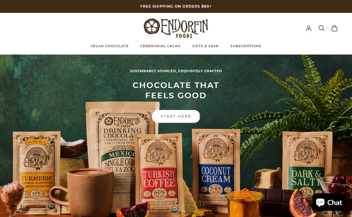 Vegan and Organic Chocolate | Endorfin Chocolate