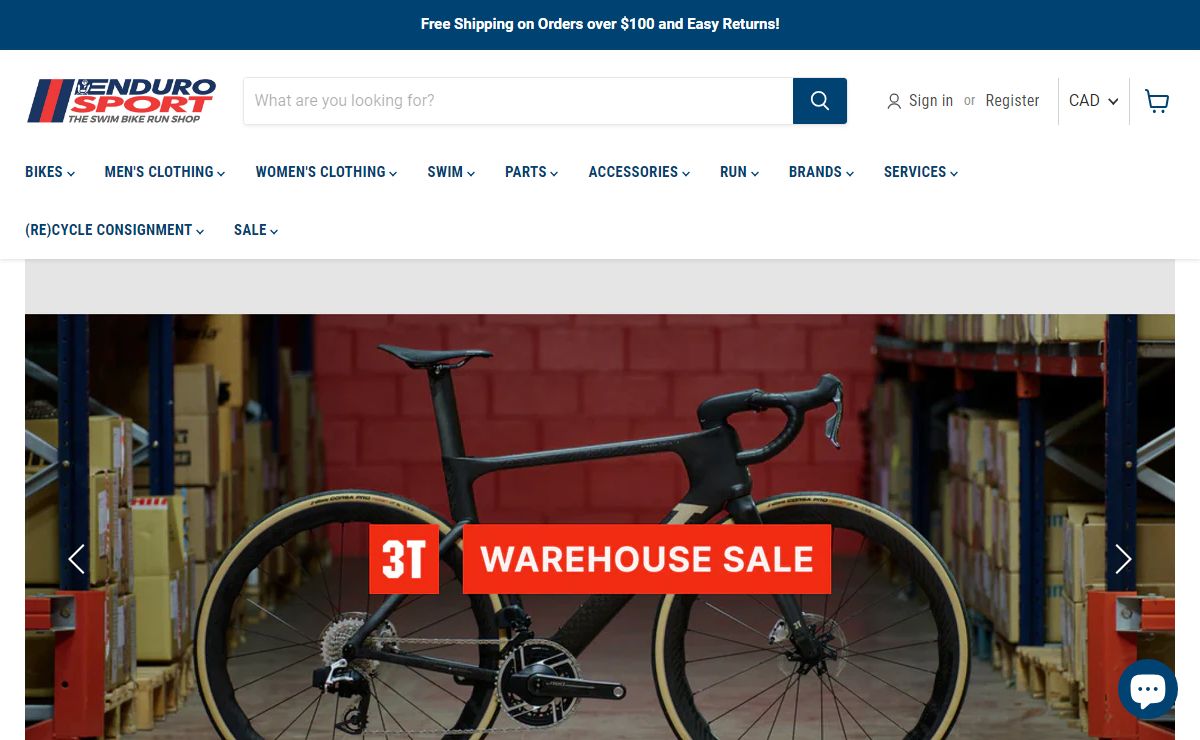 Enduro Sport. The Swim Bike Run Shop