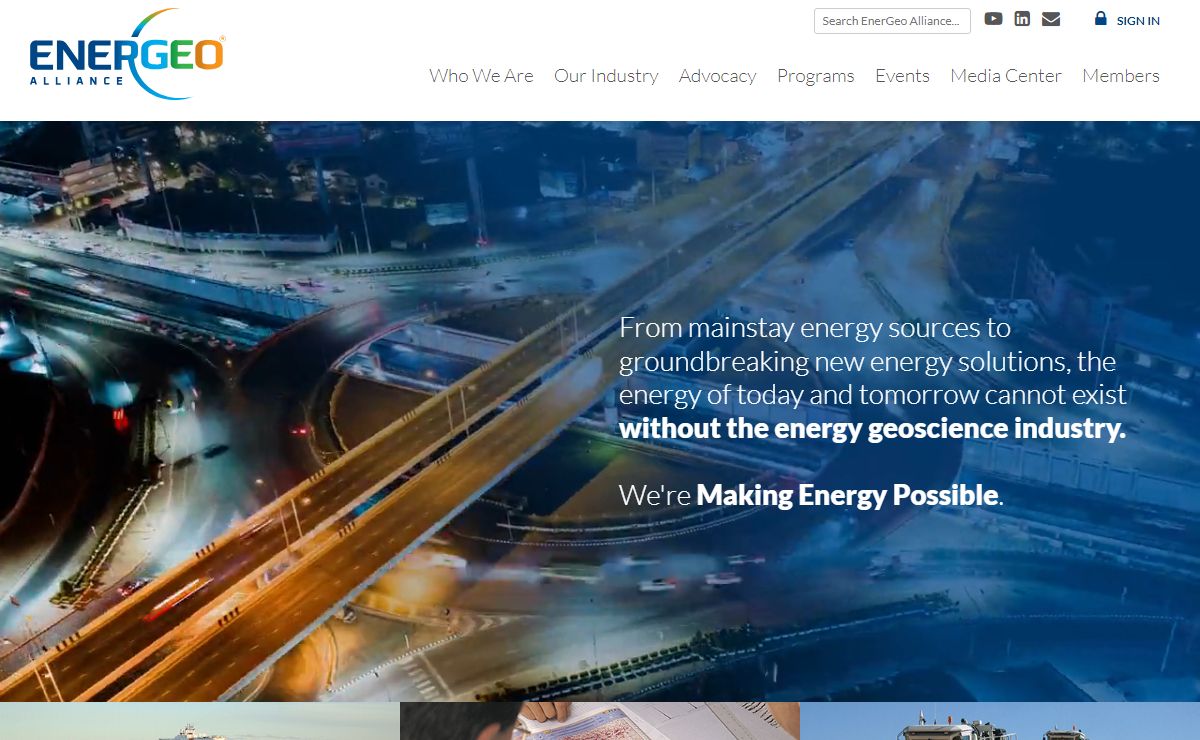 EnerGeo Alliance - Because Energy Starts Here, You Can