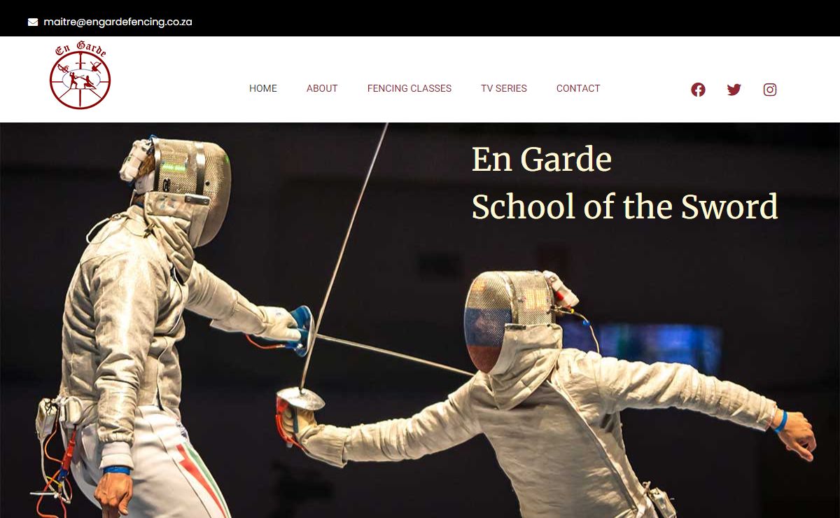 Fencing School in Cape Town | En Garde School of the Sword