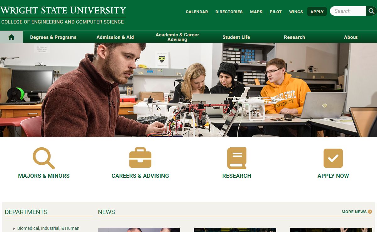 College of Engineering and Computer Science | Wright State University