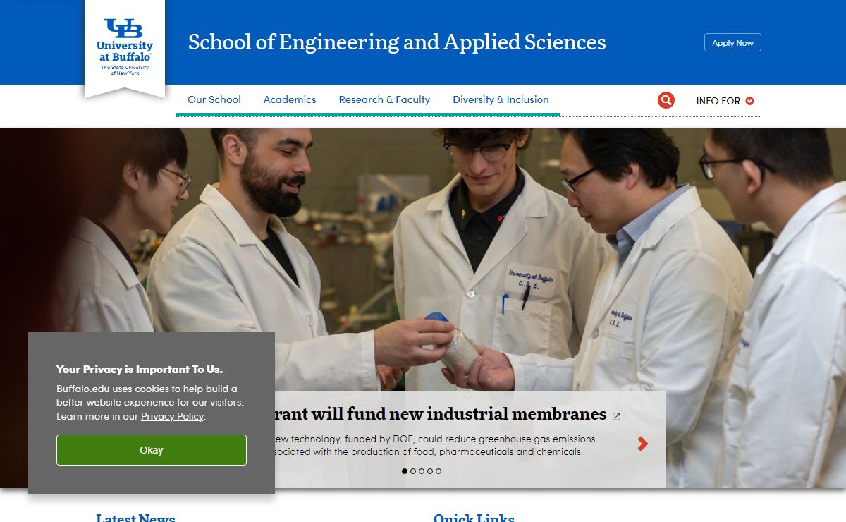 School of Engineering and Applied Sciences - UB School of Engineering and Applied Sciences - University at Buffalo