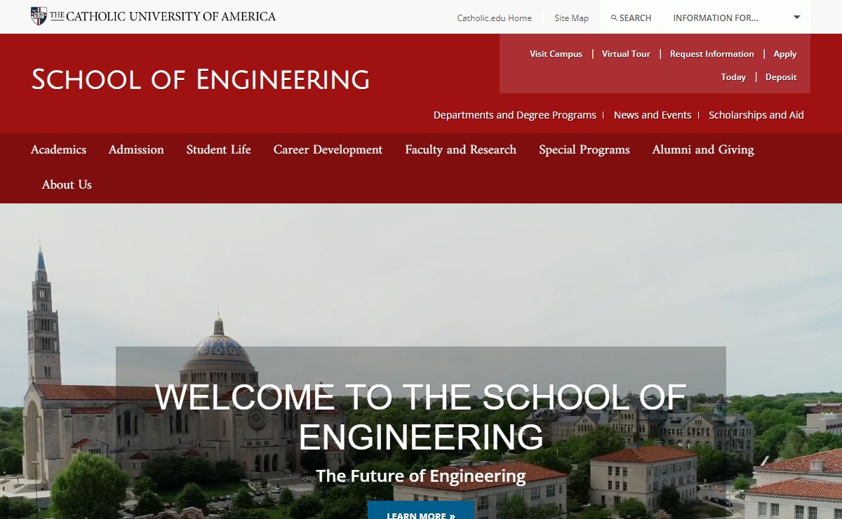 School of Engineering - The Catholic University of America, Washington DC | CUA