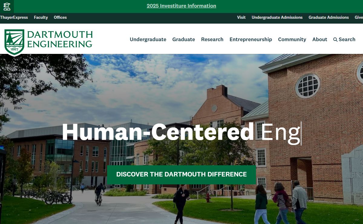 Homepage | Dartmouth Engineering