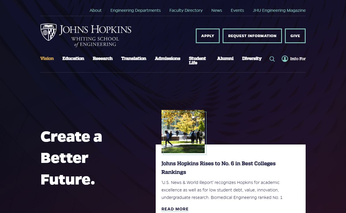 Johns Hopkins Whiting School of Engineering