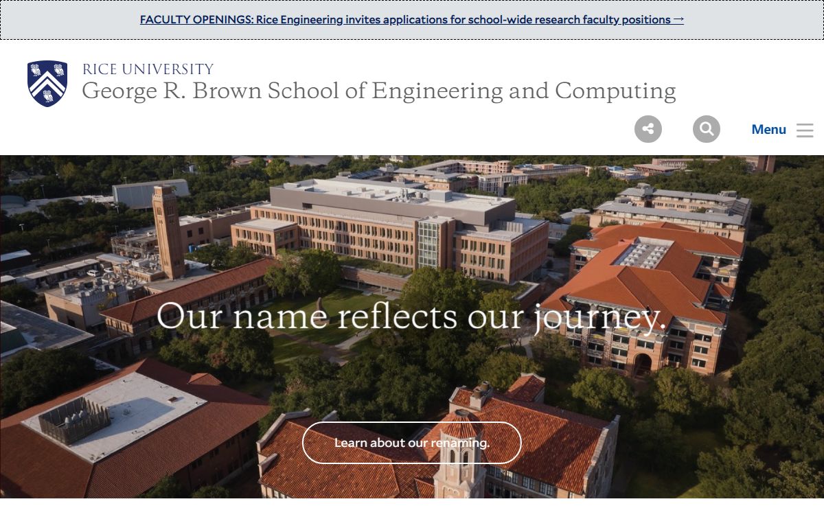 George R. Brown School of Engineering | Rice University