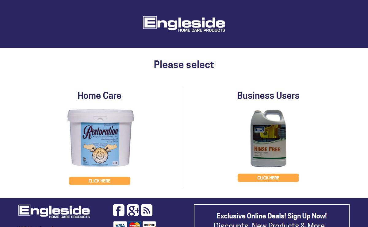 Start Page - Engleside Products