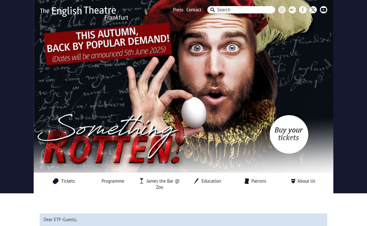 English Theatre Frankfurt