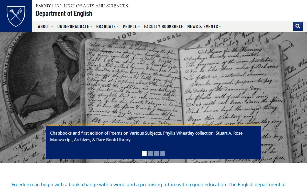 Department of English - Emory University