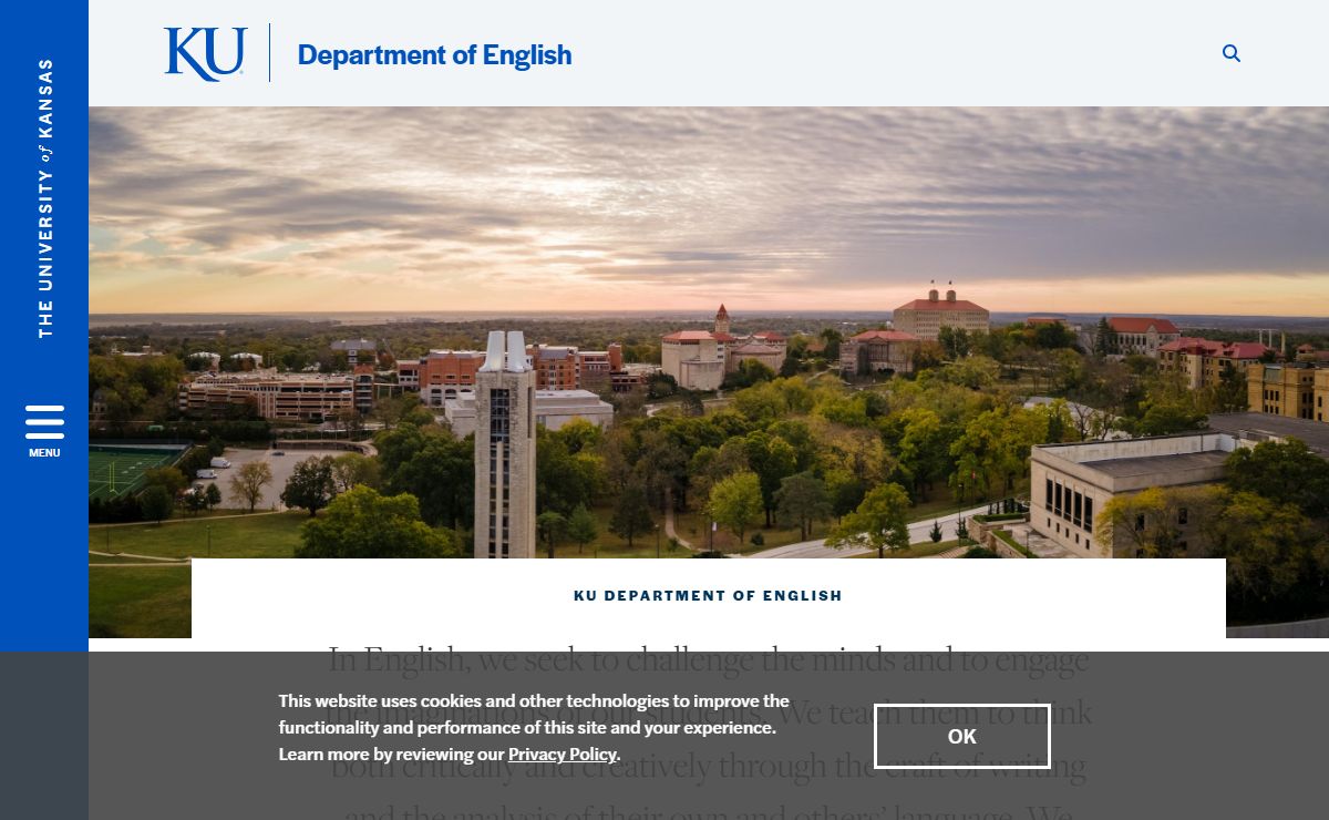 Homepage | Department of English