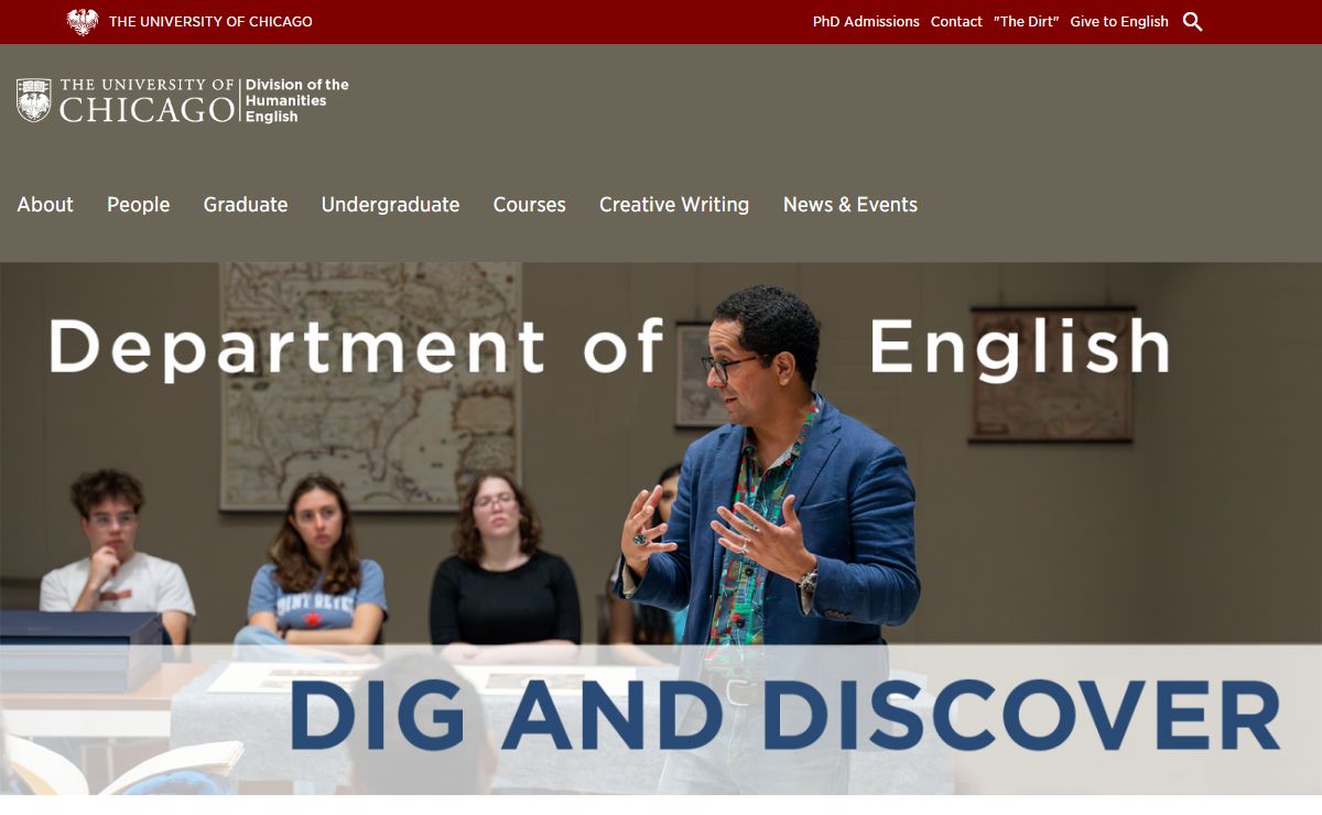 . | Department of English Language and Literature